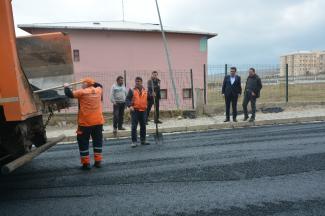 Ardahan´da hastane yolu yenilendi