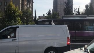 (Özel) E-5´te ilginç görüntü, görenler dönüp bir daha baktı