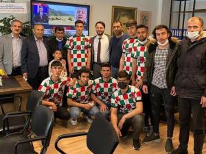 Diyarbakır 1968 Spor Kulübünden Başkan Akyola ziyaret