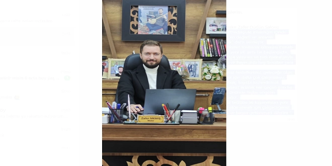 Memiş: Yeni yılın sağlık huzur mutluluk ve başarı getirmesini dilerim.