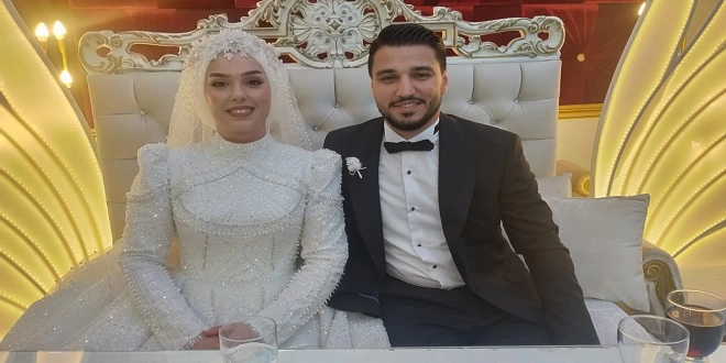 Dillere destan bir düğünle Kübra ve Sinan hayatlarını birleştirdi