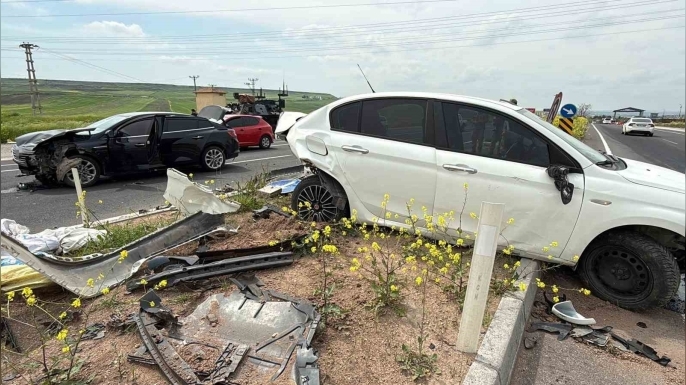 Diyarbakır’da trafik kazası: 3’ü çocuk 5 yaralı