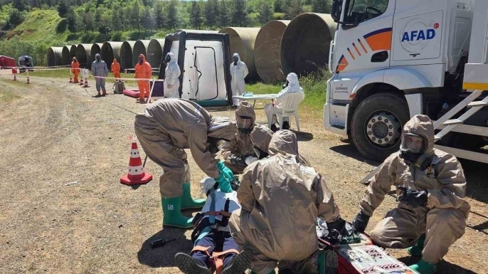 Diyarbakır’da kapsamlı afet sağlık tatbikatı