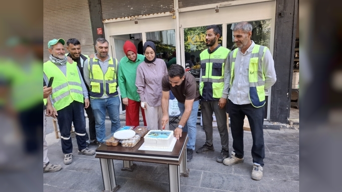 Bağlar’da doğal gaz mesaisine tatlı mola