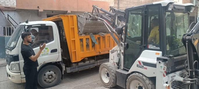 Bağlar Belediyesi’nden Muradiye Mahallesi’nde Örnek Temizlik Çalışması