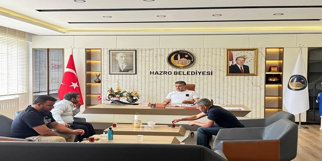 Çökeksu Mahallesi Muhtarı'ndan Belediye Ziyareti