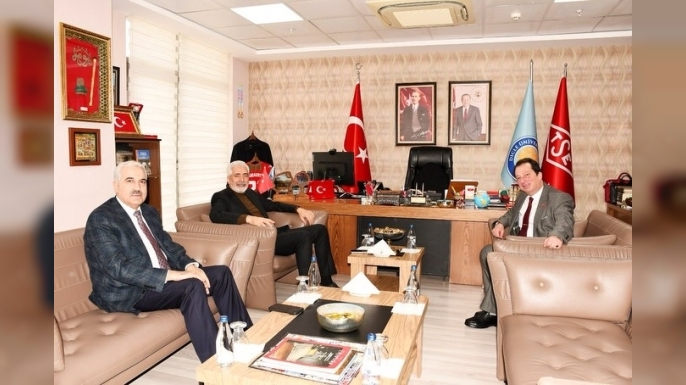 Ensarioğlu ve İler Rektör Eronat’ı Ziyaret Etti