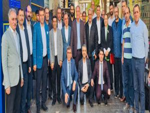 AK Partili heyetten Memur-Sene ziyaret
