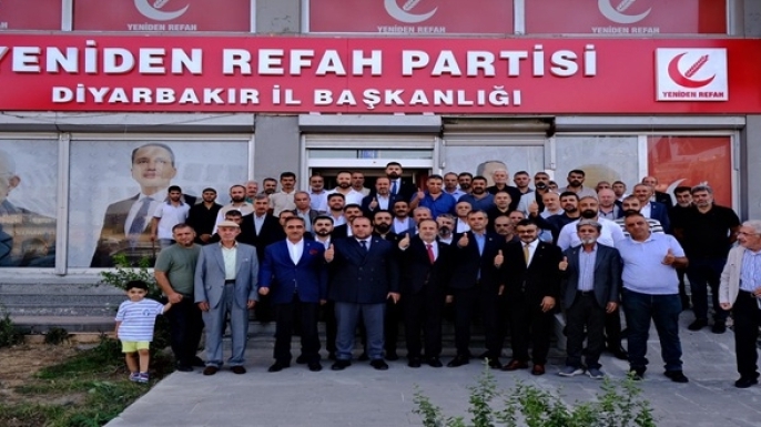 Yeniden Refah Partisi Diyarbakır İl Başkanlığı'nda Gündem Toplantısı